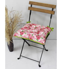 Подушка для сиденья MATEX HOMELY. Размер: 42x42 Цвет: Розовый зеленый