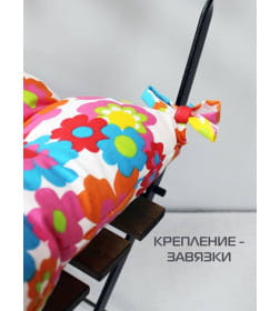 Подушка для сиденья MATEX HOMELY. Размер: 42x42 Цвет: Оранжевый, голубой, белый