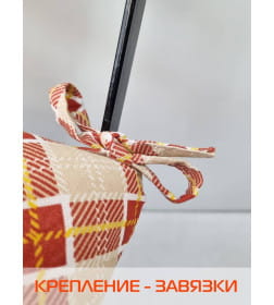 Подушка для сиденья MATEX HOMELY. Размер: 42x42 Цвет: Терракотовый, светло-бежевый