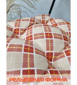 Подушка для сиденья MATEX HOMELY. Размер: 42x42 Цвет: Терракотовый, светло-бежевый