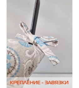 Подушка для сиденья MATEX HOMELY. ВАСИЛЬКИ. Размер: 42x42 Цвет: Серый, голубой