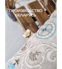 Подушка для сиденья MATEX HOMELY. ВАСИЛЬКИ. Размер: 42x42 Цвет: Серый, голубой