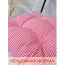 Подушка для сиденья MATEX HOMELY. КРАСНАЯ КЛЕТКА. Размер: 42x42 Цвет: Красный,белый (19-459) 