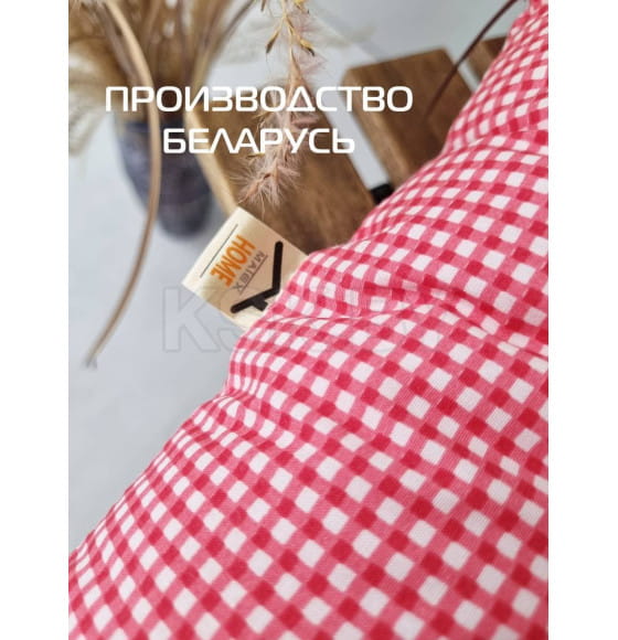 Подушка для сиденья MATEX HOMELY. КРАСНАЯ КЛЕТКА. Размер: 42x42 Цвет: Красный,белый (19-459) 