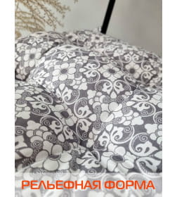 Подушка для сиденья MATEX HOMELY. УЗОР НА КОРИЧНЕВОМ. Размер: 42x42 Цвет: Белый,светло-коричнепый