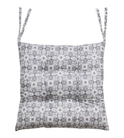 Подушка для сиденья MATEX HOMELY. УЗОР НА КОРИЧНЕВОМ. Размер: 42x42 Цвет: Белый,светло-коричнепый
