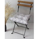 Подушка для сиденья MATEX HOMELY. УЗОР НА КОРИЧНЕВОМ. Размер: 42x42 Цвет: Белый,светло-коричнепый (19-497) 