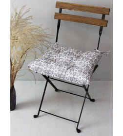 Подушка для сиденья MATEX HOMELY. УЗОР НА КОРИЧНЕВОМ. Размер: 42x42 Цвет: Белый,светло-коричнепый