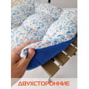 Подушка для сиденья MATEX HOMELY  Размер: 42x42 Цвет: Голубой, Белый Артикул: 19-480 (19-480) 