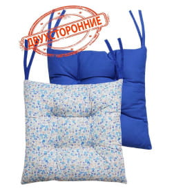 Подушка для сиденья MATEX HOMELY  Размер: 42x42 Цвет: Голубой, Белый Артикул: 19-480