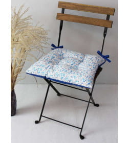 Подушка для сиденья MATEX HOMELY  Размер: 42x42 Цвет: Голубой, Белый Артикул: 19-480