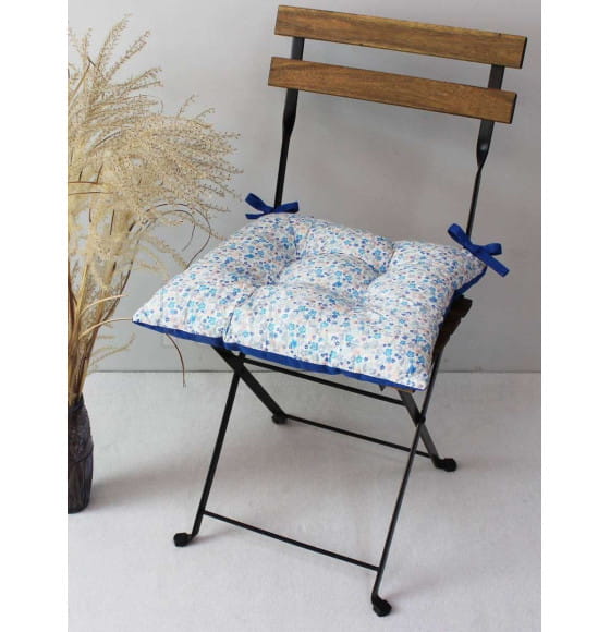 Подушка для сиденья MATEX HOMELY  Размер: 42x42 Цвет: Голубой, Белый Артикул: 19-480 (19-480) 