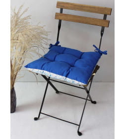 Подушка для сиденья MATEX HOMELY  Размер: 42x42 Цвет: Голубой, Белый Артикул: 19-480