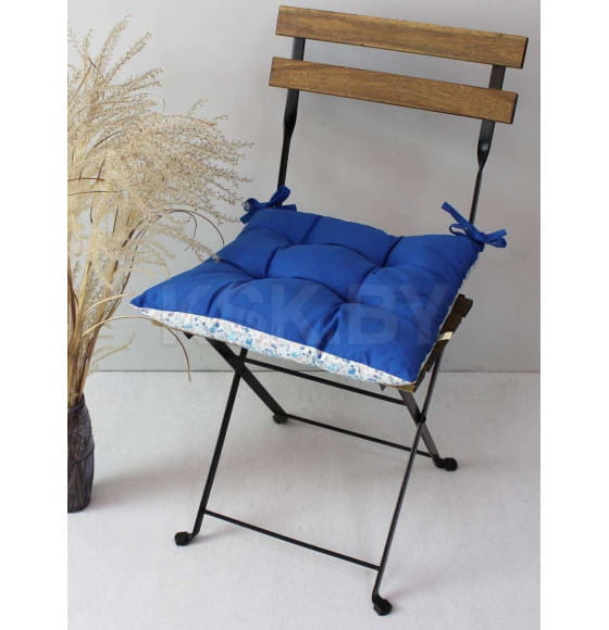 Подушка для сиденья MATEX HOMELY  Размер: 42x42 Цвет: Голубой, Белый Артикул: 19-480 (19-480) 