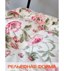 Подушка для сиденья MATEX PRINTED. Размер: 40x40 Цвет: Красный,белый