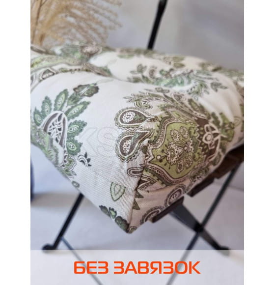 Подушка для сиденья MATEX PRINTED. LINE. Размер: 40x40 Цвет: оливковый, серый,. (43-928) 