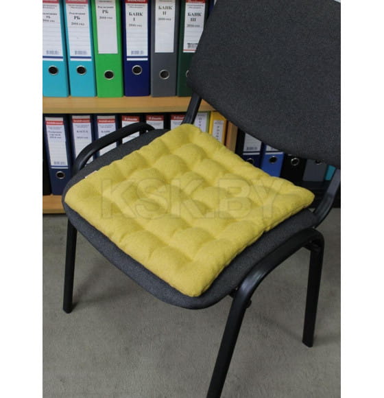 Подушка для сиденья MATEX ECOLOGY SEAT. Размер: 40x40 Цвет: горчичный (25-979) 