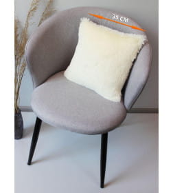 Подушка декоративная MATEX PLUSH. Размер: 35x35 Цвет: Молочный