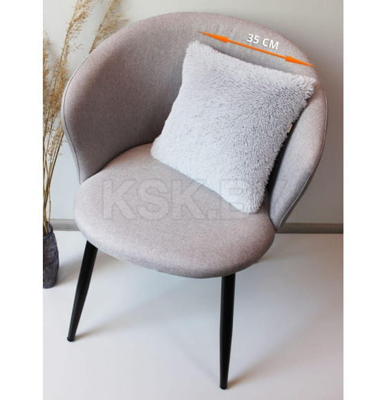 Подушка декоративная MATEX PLUSH. Размер: 35x35 Цвет: Серый (28-987) 