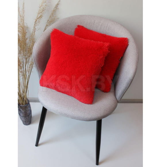 Подушка декоративная MATEX PLUSH. Размер: 35x35 Цвет: Красный (28-994) 