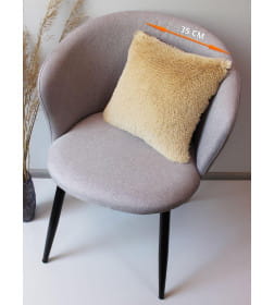Подушка декоративная MATEX PLUSH. Размер: 35x35 Цвет: Темно-бежевый