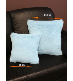 Подушка декоративная MATEX PLUSH. Размер: 35x35 Цвет: Голубой