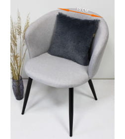 Подушка декоративная MATEX PLUSH. Размер: 35x35 Цвет: темно-серый