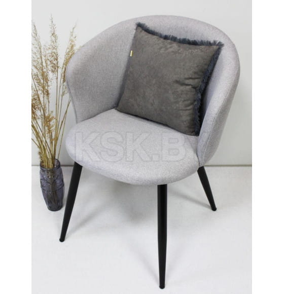 Подушка декоративная MATEX PLUSH. Размер: 35x35 Цвет: темно-серый (59-288) 