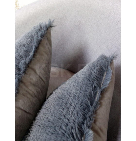 Подушка декоративная MATEX PLUSH. Размер: 35x35 Цвет: темно-серый (59-288) 