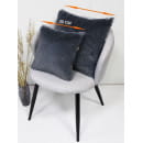 Подушка декоративная MATEX PLUSH. Размер: 35x35 Цвет: темно-серый (59-288) 