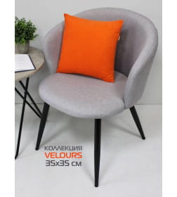 Подушка декоративная MATEX VELOURS. Размер: 35x35 Цвет: коралловый