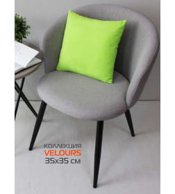 Подушка декоративная MATEX VELOURS. Размер: 35x35 Цвет: Фисташковый