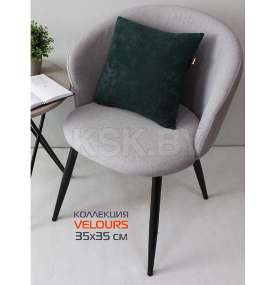Подушка декоративная MATEX VELOURS  Размер: 35x35 Цвет: темно-зеленый Артикул: 64-800 (64-800) 