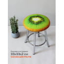 Подушка для сиденья MATEX FRUTIS. КИВИ. Размер: 33x33 Цвет: Зеленый, светло-коричневый (30-850) 