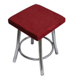 Подушка для сиденья MATEX VELOURS CUADRO. Размер: 33x33 Цвет: Бордовый