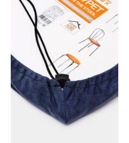 Подушка для сиденья MATEX VELOURS CUADRO. Размер: 33x33 Цвет: Серо-голубой