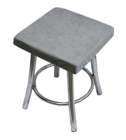 Подушка для сиденья MATEX VELOURS CUADRO. Размер: 33x33 Цвет: Светло-серый