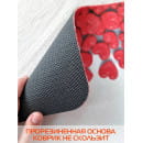 Коврик придверный MATEX PAINTS. Размер: 40x60 Цвет: Молочный, черный (20-295) 