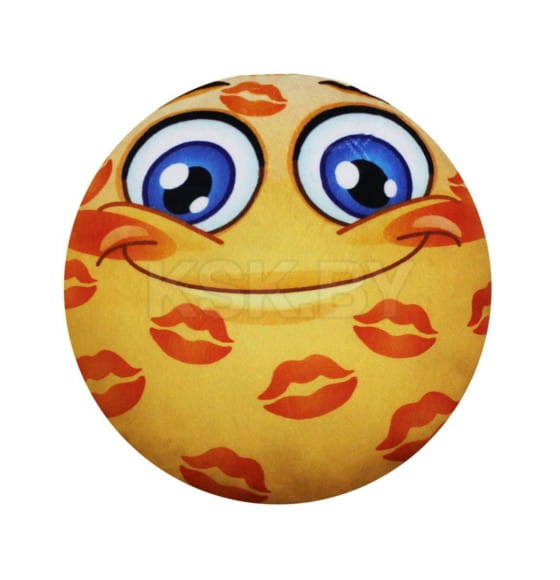 Дополнительный подголовник MATEX EMOJI. ЗАЦЕЛОВАННЫЙ. Размер: 30x30 Цвет: Желтый, красный (26-877) 