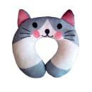 Подушка дорожная MATEX CUTIE. Размер: 37x35 Цвет: Серый, розовый (27-201) 