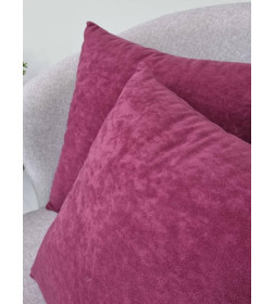 Подушка декоративная MATEX VELOURS. КОМПЛЕКТ 2 ШТ.. Размер: 35x35 Цвет: сливовый