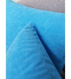 Подушка декоративная MATEX VELOURS. КОМПЛЕКТ 2 ШТ.. Размер: 35x35 Цвет: светло-голубой