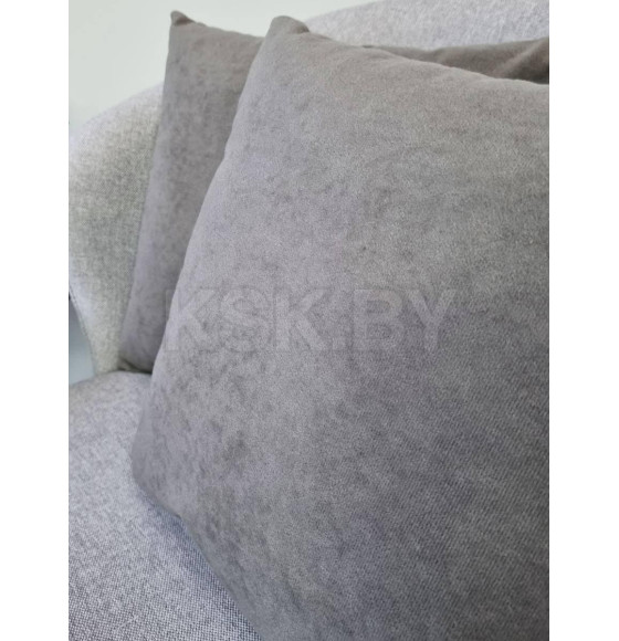 Подушка декоративная MATEX VELOURS. КОМПЛЕКТ 2 ШТ.. Размер: 35x35 Цвет: серый (49-937) 