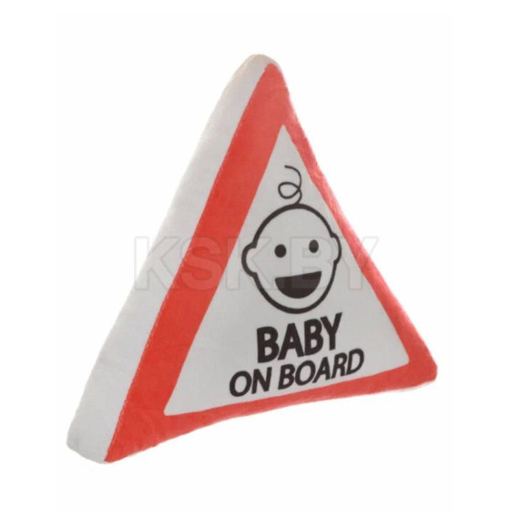 Автомобильный аксессуар MATEX ATTENTION. BABY ON BOARD. Размер: 35x35 Цвет: Красный,белый,черный (27-508) 