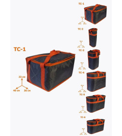 Термосумка MATEX TERMO. ТС-1. Размер: 40x23x26 Цвет: Оранжевый, серый