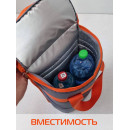 Термосумка MATEX TERMO. ТС-3. Размер: 23x40x13 Цвет: Оранжевый, серый (35-251) 