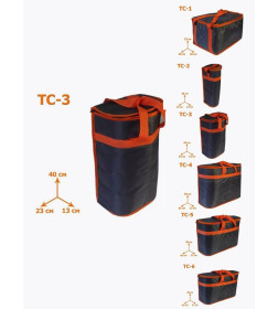 Термосумка MATEX TERMO. ТС-3. Размер: 23x40x13 Цвет: Оранжевый, серый