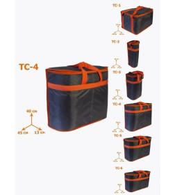 Термосумка MATEX TERMO. ТС-4. Размер: 45x40x13 Цвет: Оранжевый, серый