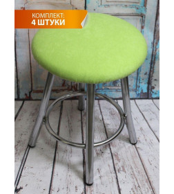 Подушка для сиденья MATEX VELOURS. КОМПЛЕКТ 4 ШТ.. Размер: 33x33 Цвет: фисташковый