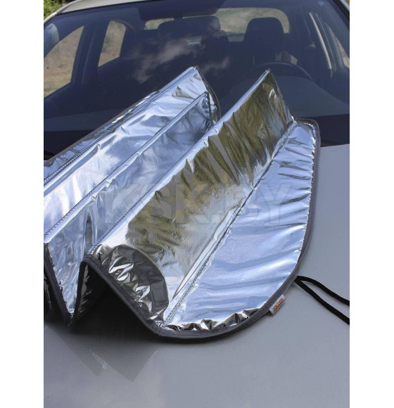 Накидка-экран автомобильный MATEX SUNLIGHT. СОЛНЦЕЗАЩИТНЫЙ SUNLIGHT XL. Размер: 130x80 Цвет: серебрянный (50-339) 